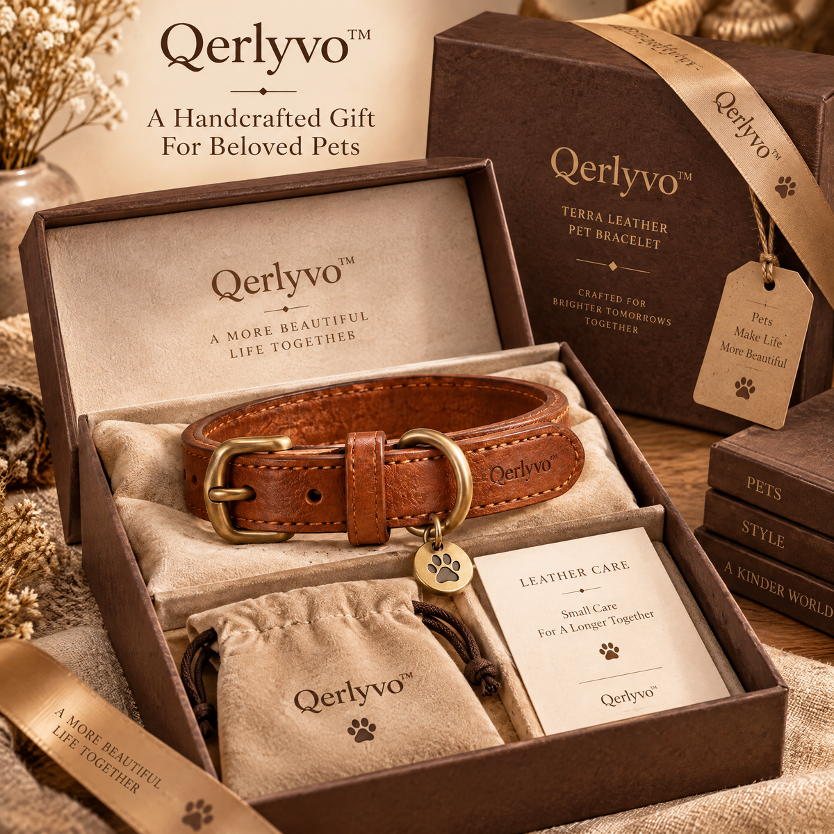 Terra Leather Pet Bracelet