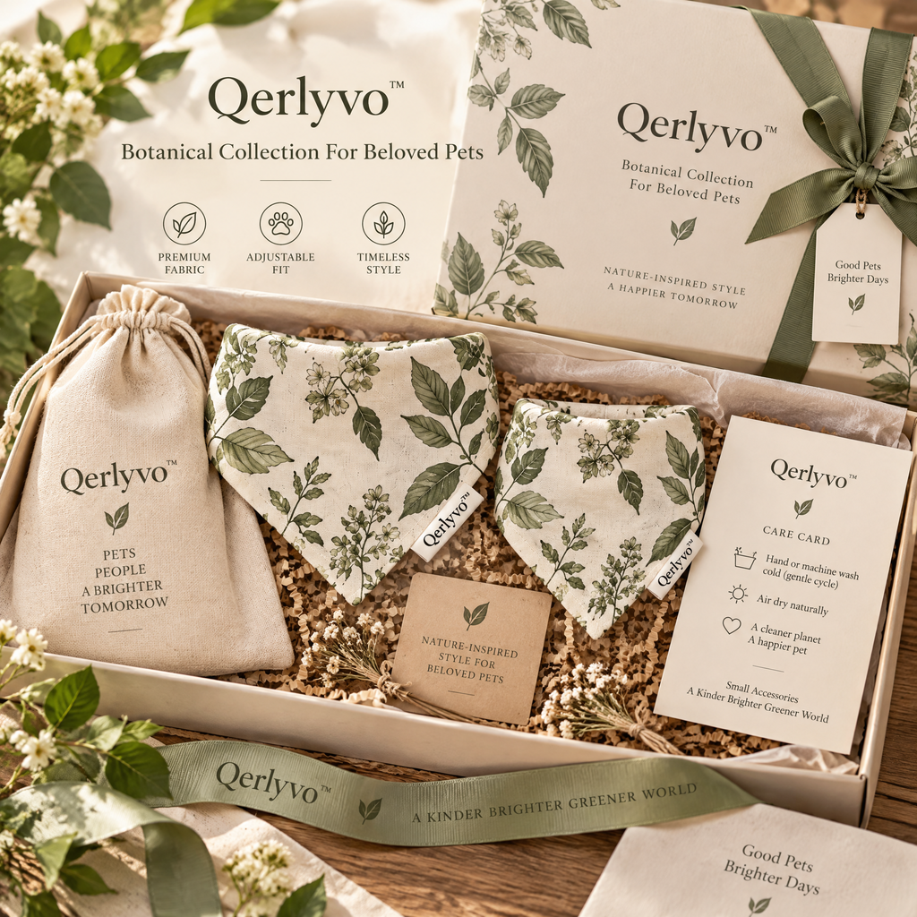Botanical Pet Bandana Set