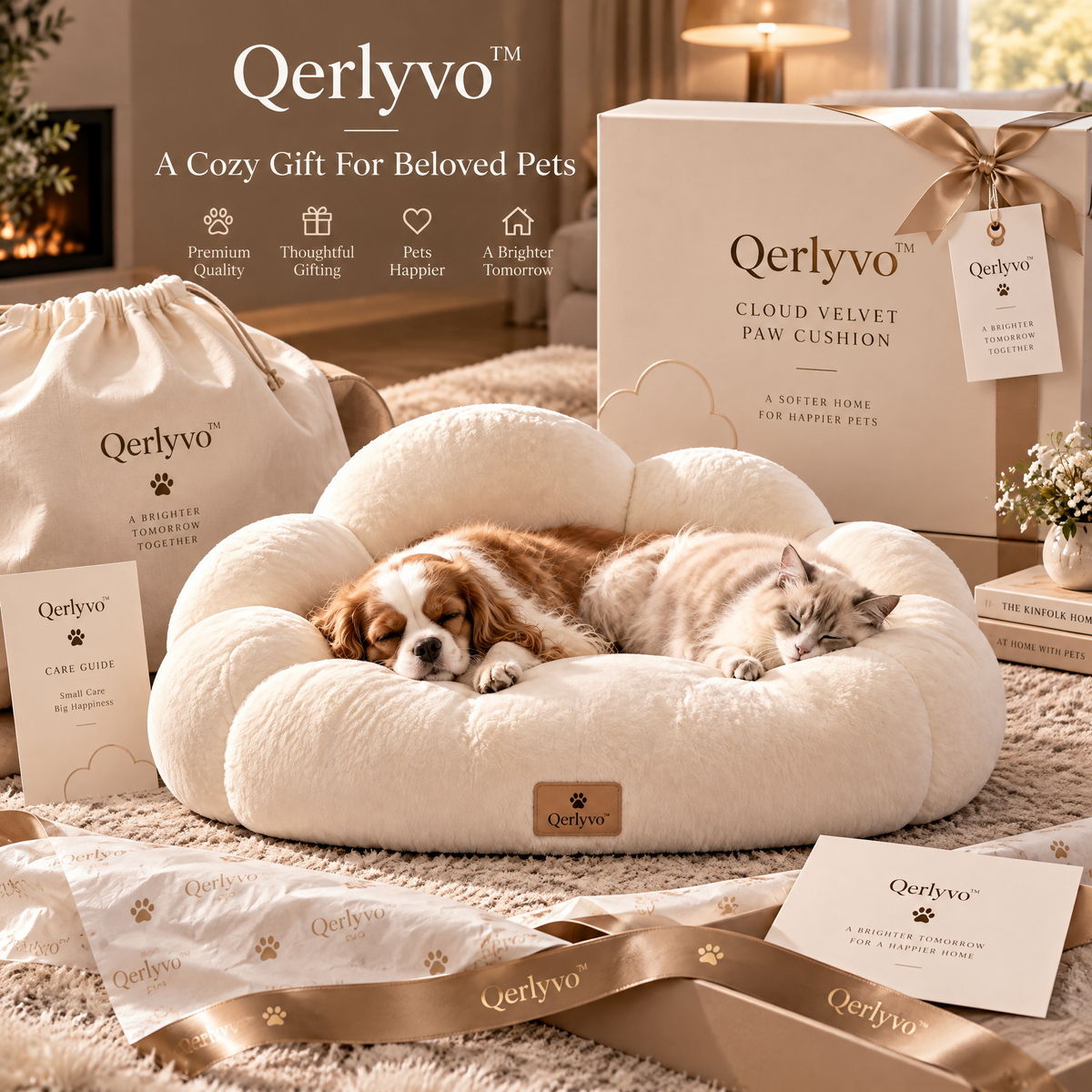 Cloud Velvet Paw Cushion