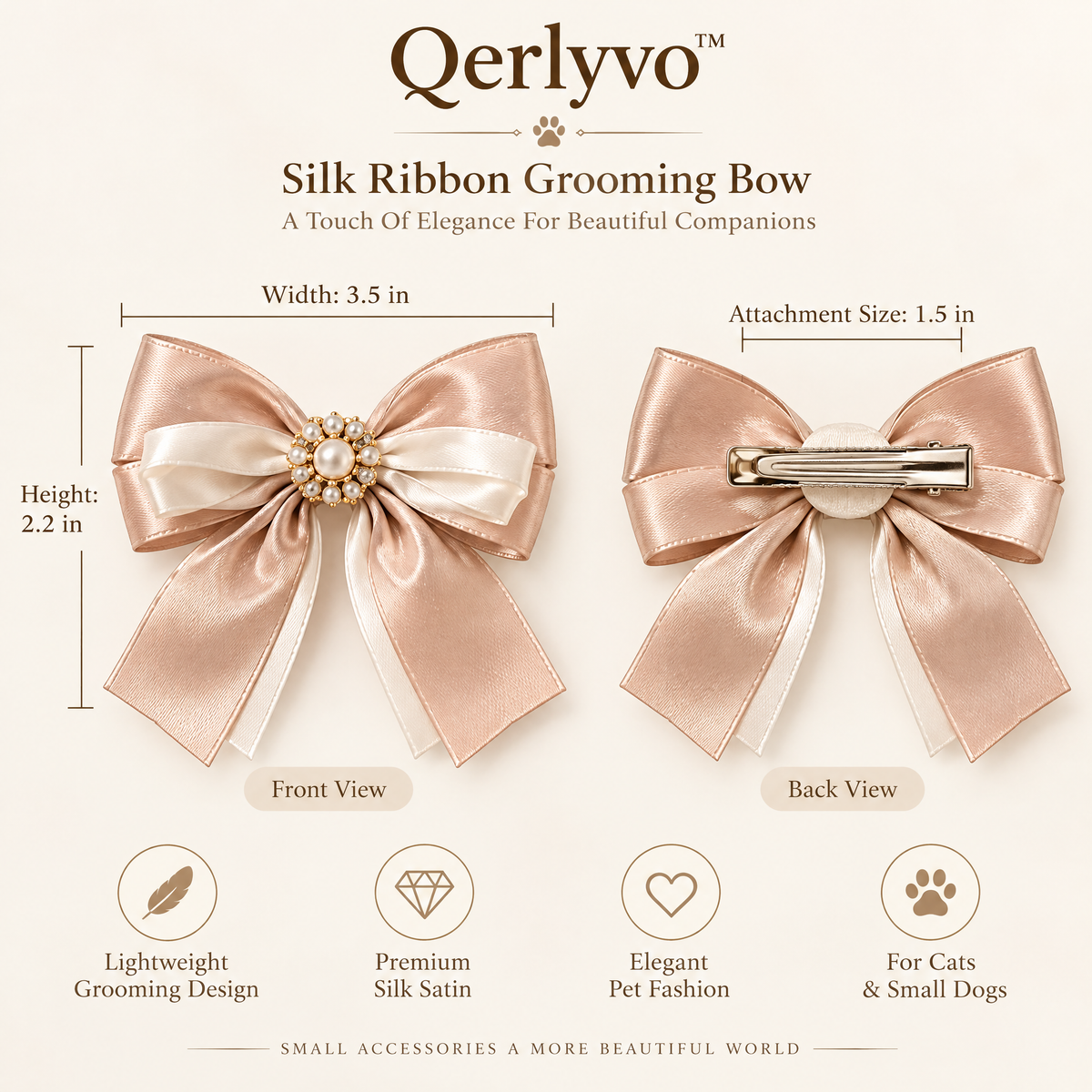 Silk Ribbon Grooming Bow