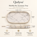 Marble Pet Accessory Tray