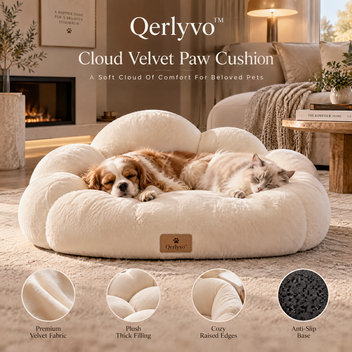 Cloud Velvet Paw Cushion