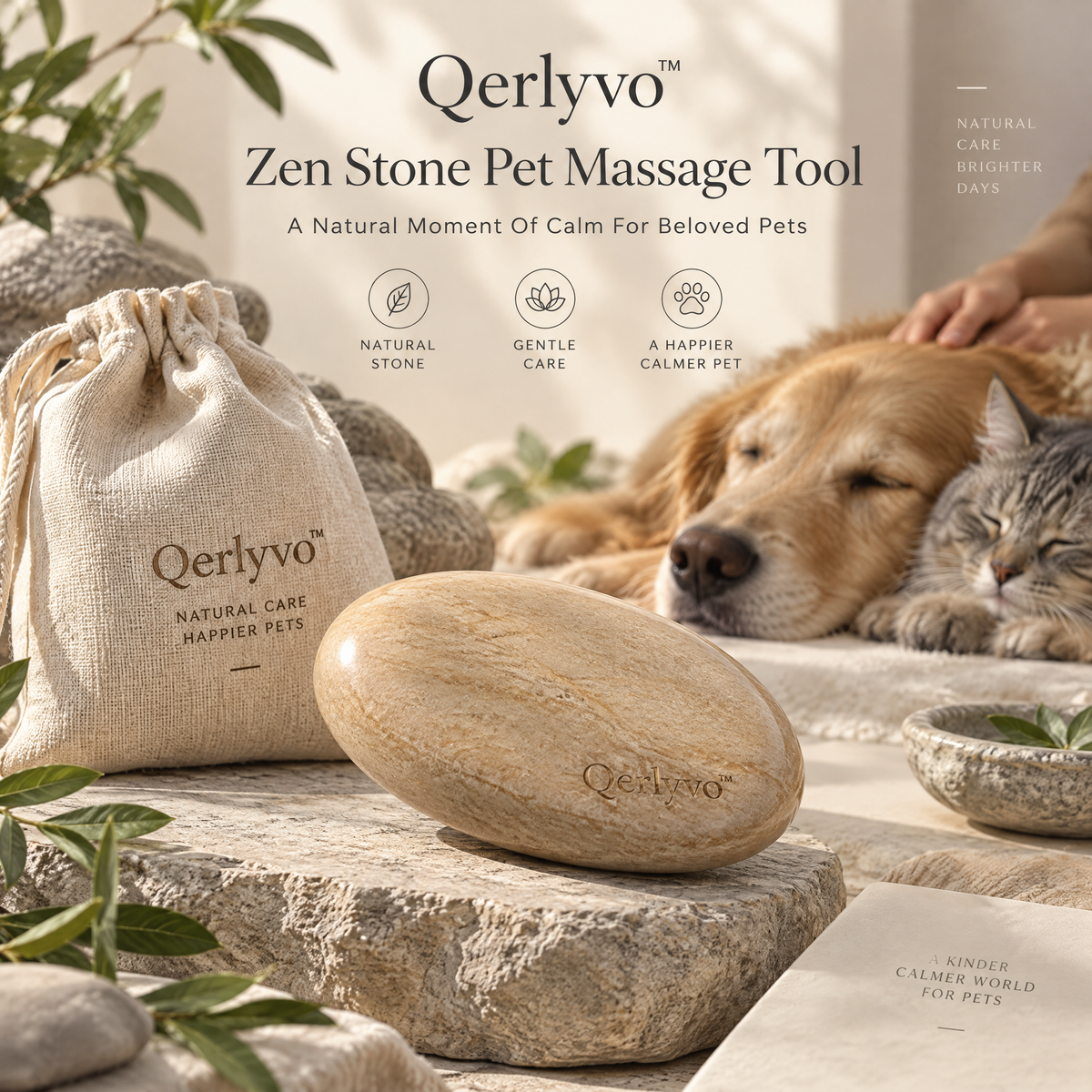 Zen Stone Pet Massage Tool