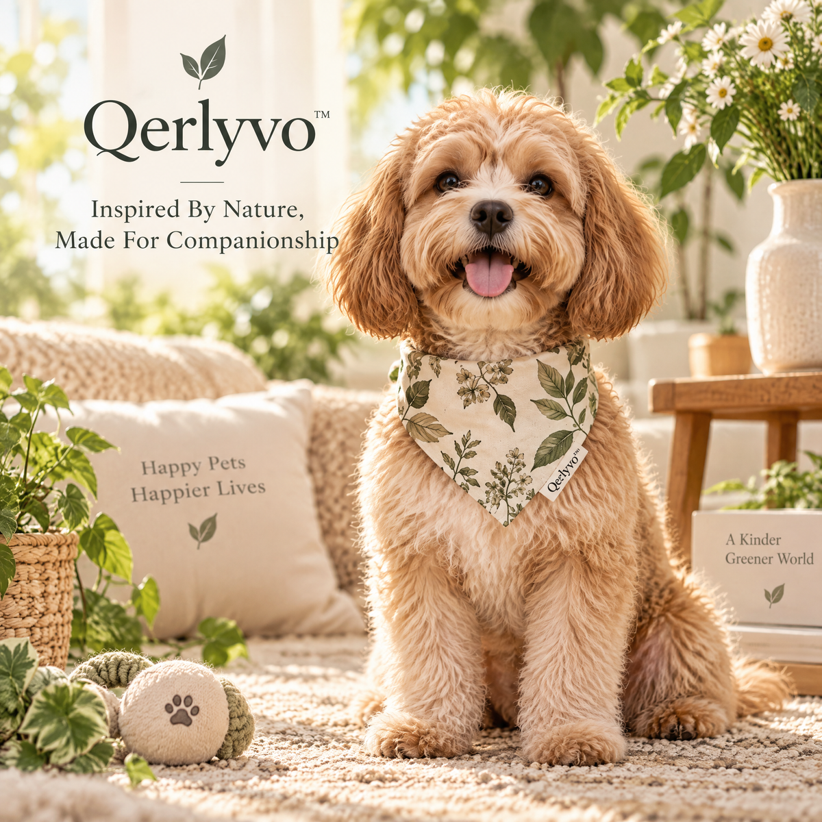 Botanical Pet Bandana Set