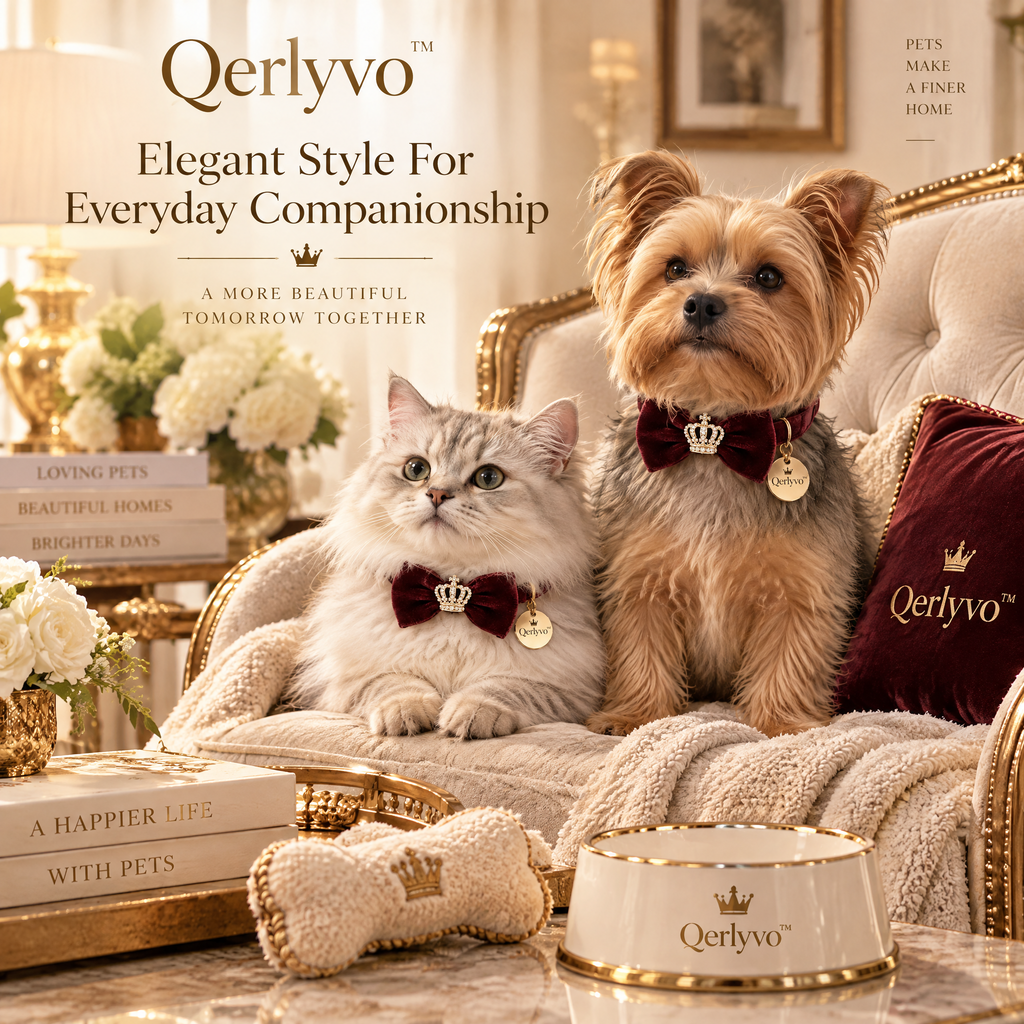 Velvet Crown Pet Bow Tie Collar