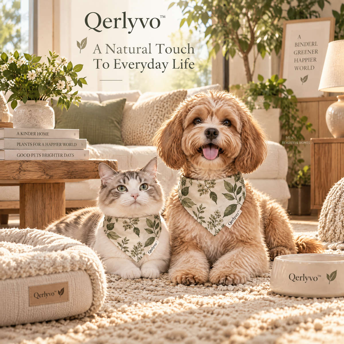 Botanical Pet Bandana Set