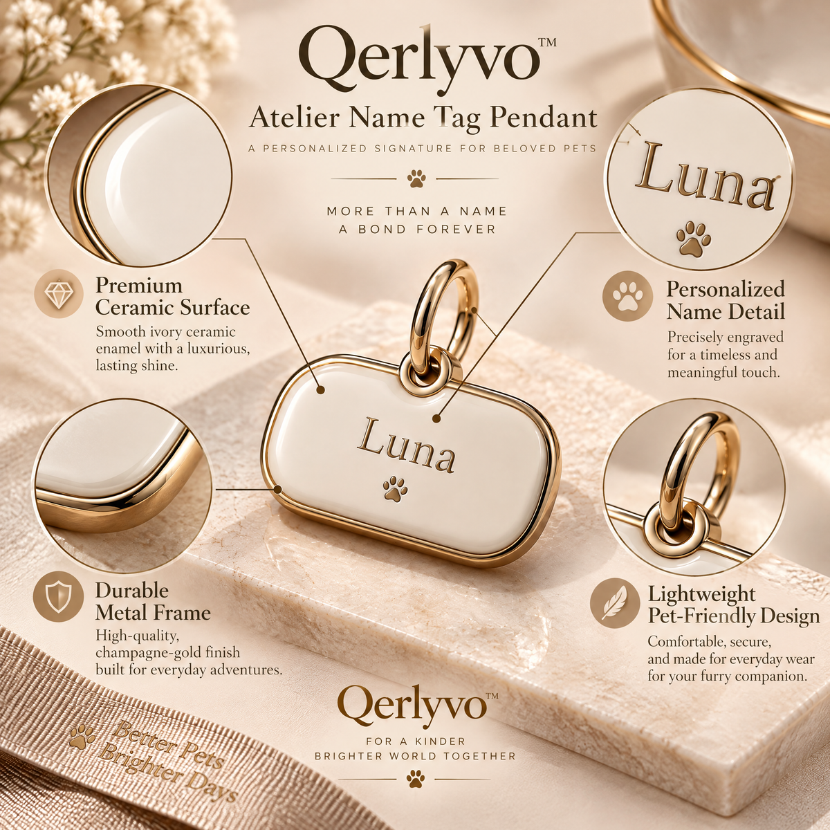 Atelier Name Tag Pendant